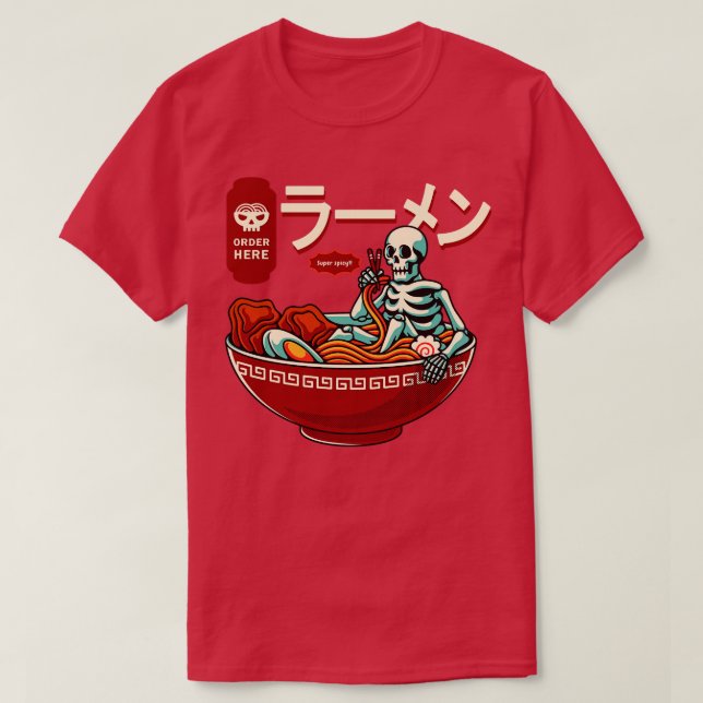 T-shirt Ramen super épicé (Design devant)