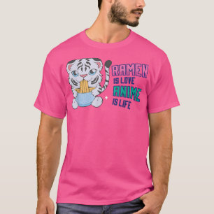T-shirt Ramen Tiger Baby - Mignon Anime Manga