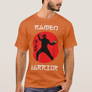 T-shirt Ramen Warrior Funny Foodie Noodles Manches Courtes