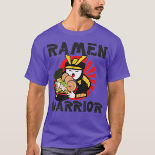 T-shirt Ramen Warrior, Noodle, Cute Japonaise Nourriture, 