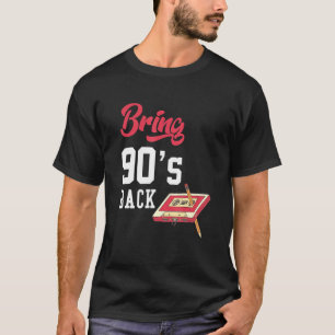 T-shirt Ramenez les années 90 Vintage Retro Cassete Style