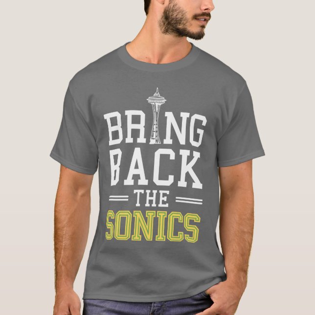 T-shirt Ramenez les Sonics rétro (Devant)
