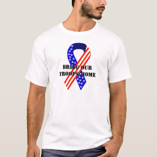 T-shirt Ramenez nos troupes chez vous Rubans USA