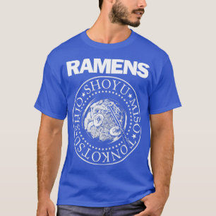 T-shirt Ramens Bowl Ramen Noodle Punk Rock Music