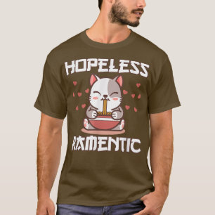 T-shirt Ramentic Anime Kawaii Ramen Noodles Valentines Gra