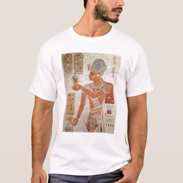 T-shirt Ramesses III dans la robe de bataille (Devant)