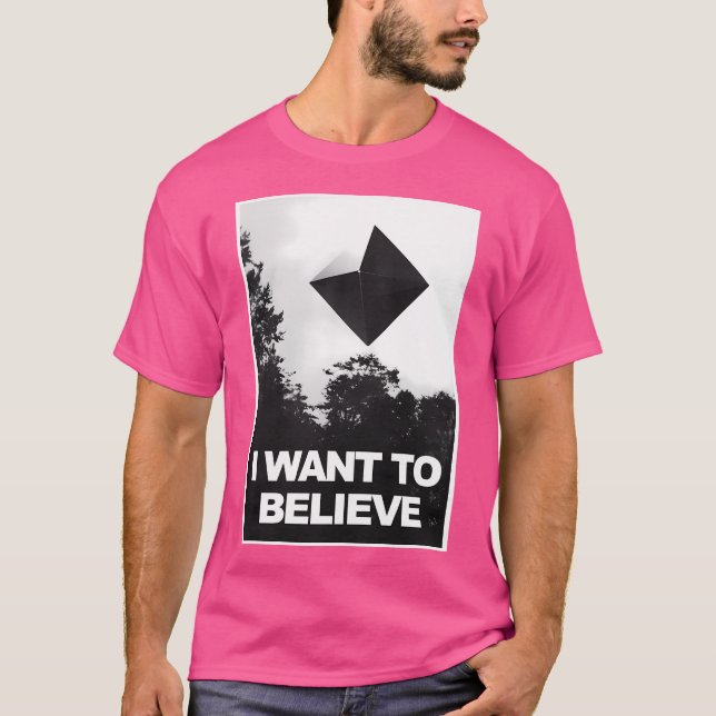 T-shirt Ramiel Je Veux Croire Neon Genesis Evangelion (Devant)