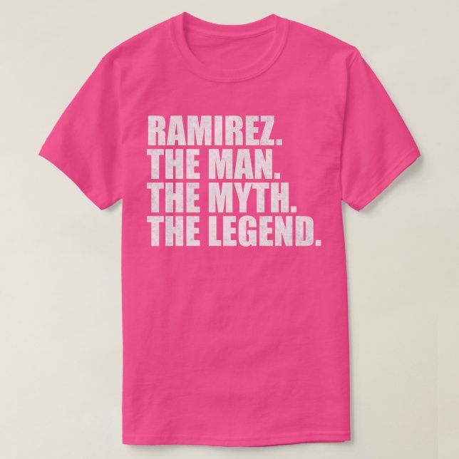 T-shirt RamirezRamirez Nom Ramirez prénom (Design devant)