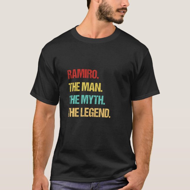 T-shirt Ramiro L'Homme Le Mythe La Légende (Devant)