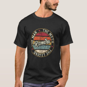 T-shirt Ramiro L'Homme Le Mythe La Légende Prénom Rami