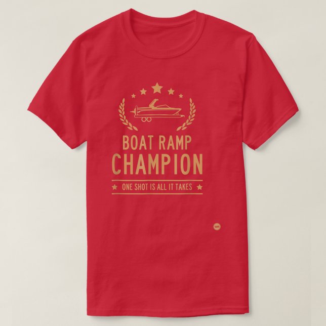 T-shirt Rampe de bateau Champ 2 (Design devant)