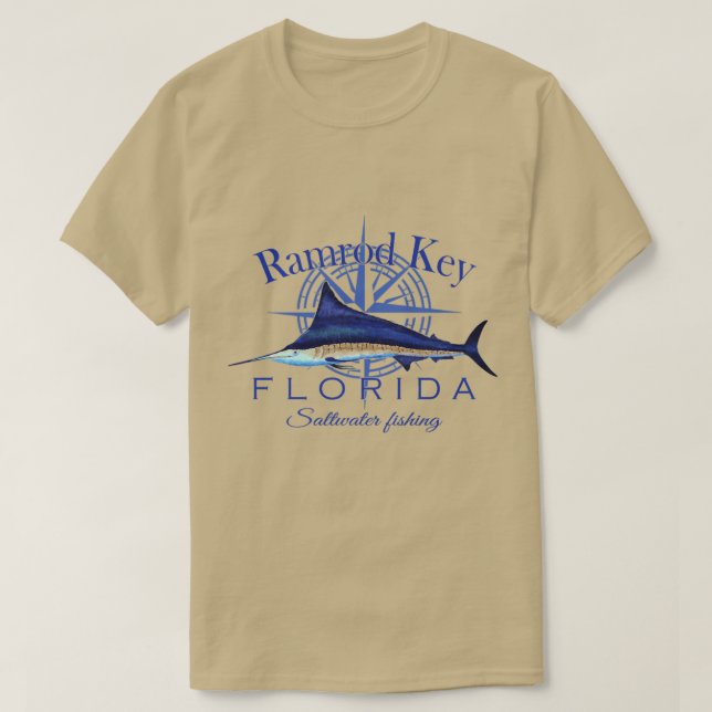 T-shirt Ramrod Key Floride Sailfish Billfish Saltwater Fis (Design devant)