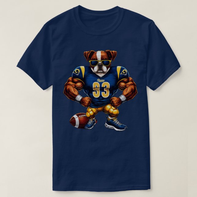 T-shirt Rams de Los Angeles (Design devant)