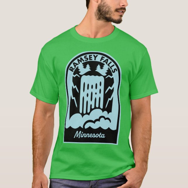 T-shirt Ramsey Falls Minnesota Grande Taille (Devant)