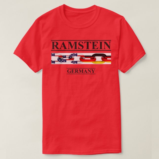T-SHIRT RAMSTEIN GERMANY  (Design devant)