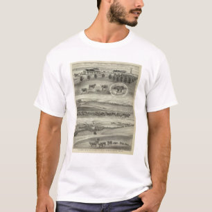 T-shirt Ranch de baie, chasse et comtés de Morris, le