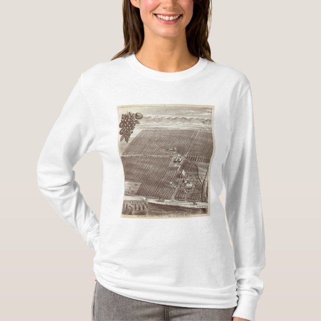 T-shirt Ranch de fruit de Chapin (Devant)