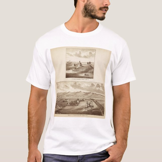T-shirt Ranch de Tulare Co, station (Devant)