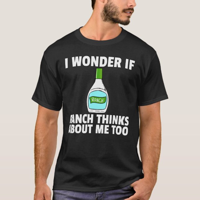 T-shirt Ranch Dressing Funny Condiment Sauce (Devant)