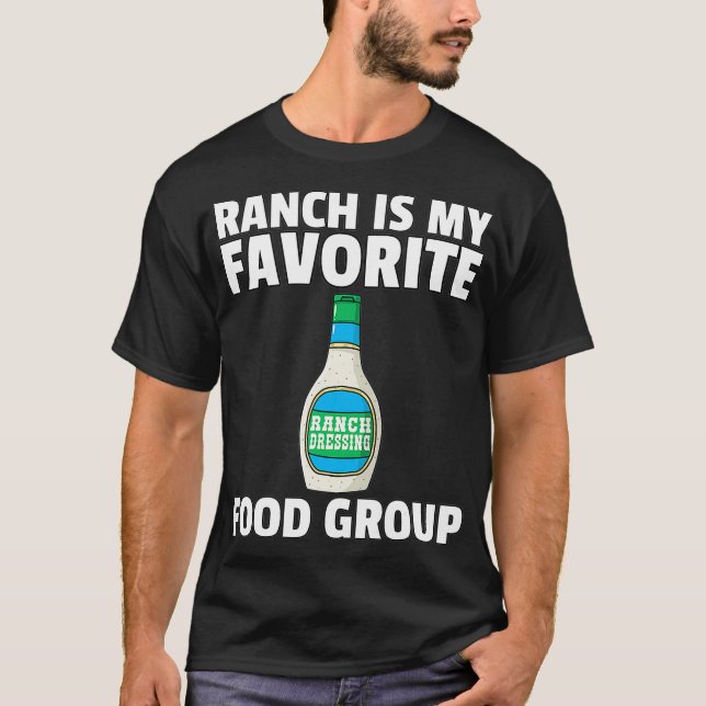 T-shirt Ranch Dressing Gift Funny Condiments Sauce (2) (Devant)