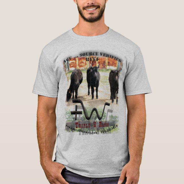 T-shirt Ranch triple de H - T original (Devant)