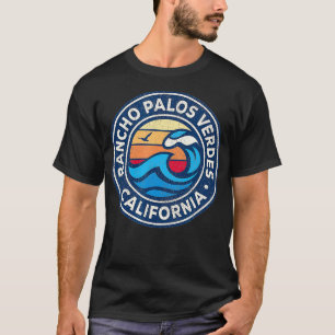 T-shirt Rancho Palos Verdes Californie CA Vintage Nautique
