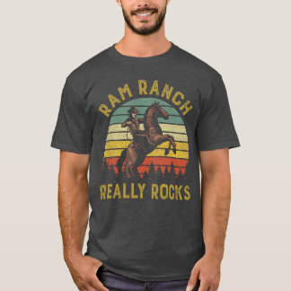 T-shirt Rancho Ram est vraiment incroyable, cowboy occiden
