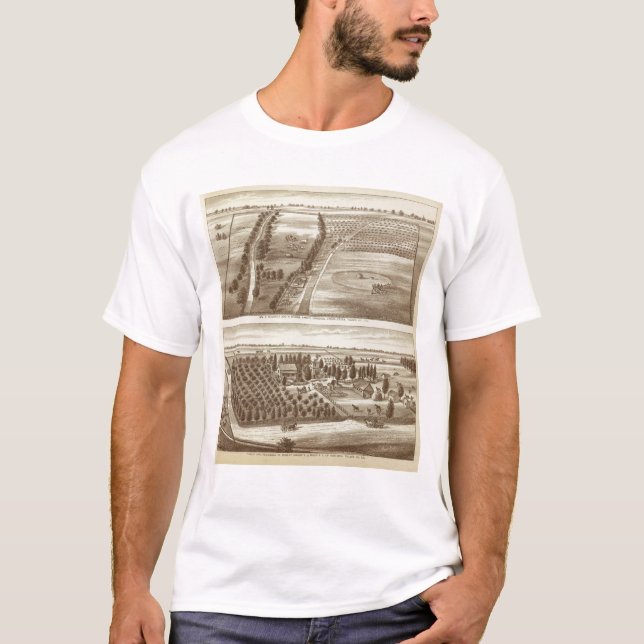 T-shirt Ranchs, Tulare Co, calorie (Devant)