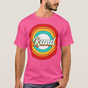 T-shirt Rand Name Chemise Vintage Cercle de rand