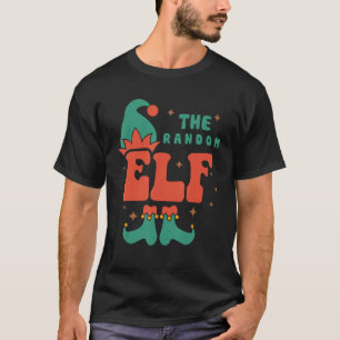 T-shirt Random Elf Famille Correspondant Noël Pjs Drôle