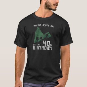 T-shirt Randonnée 40e anniversaire Quarante ans Vieux alpi