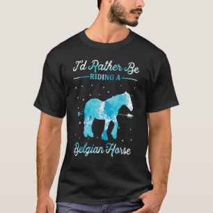 T-shirt Randonnée À Cheval Je Préférerais Faire Un Cheval 