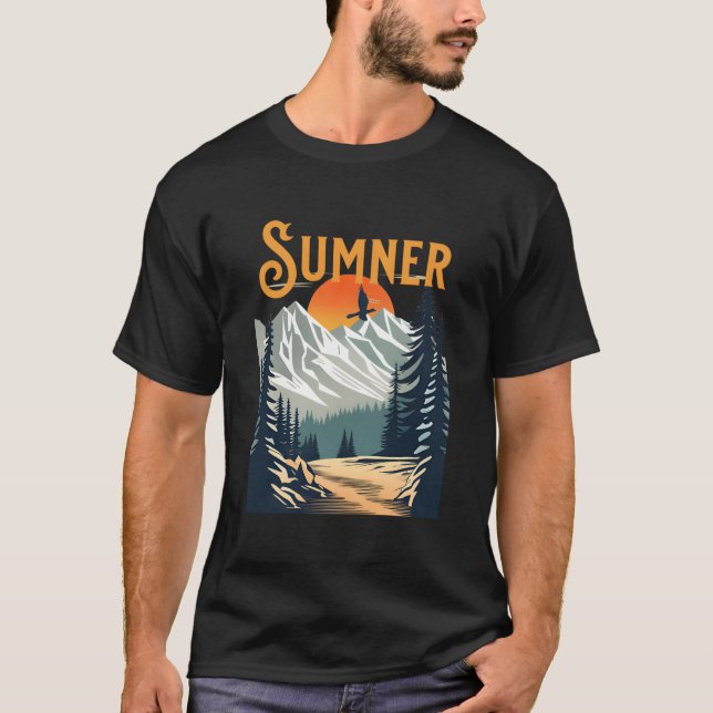 T-shirt Randonnée à Sumner (Devant)