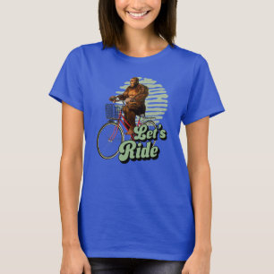 T-shirt Randonnée à vélo dans la forêt de Sasquatch