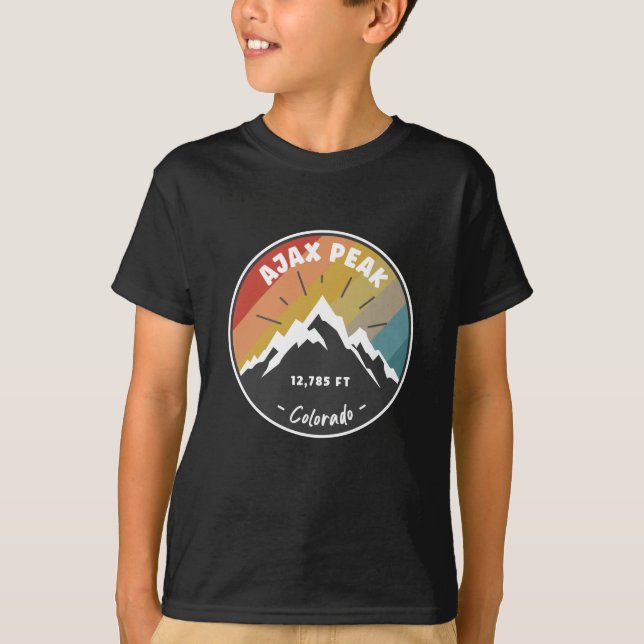 T-shirt Randonnée Ajax Peak Colorado (Devant)