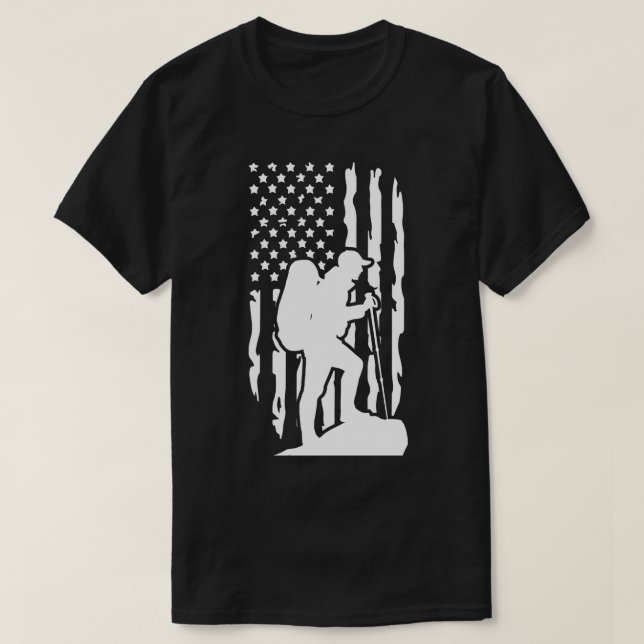 T-shirt Randonnée américaine (Design devant)