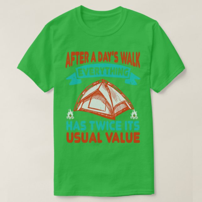 T-shirt Randonnée Après Un Jour De Marche (Design devant)