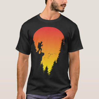 T-shirt Randonnée au coucher du soleil, idéal pour les hom