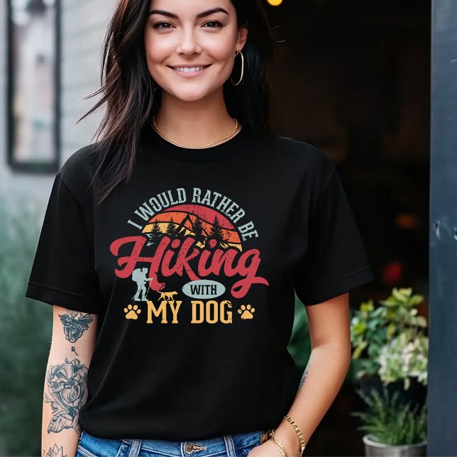 T-Shirt Randonnée avec mon chien (Créateur téléchargé)