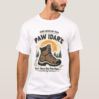 T-shirt Randonnée avec mon chien Paw-Idar's Randonnée Boot