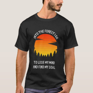 T-shirt Randonnée Aventure Camping Amateur Randonnée Forêt