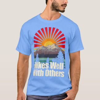 T-shirt Randonnée Bien Avec D'Autres Randonnée Cheval Budd