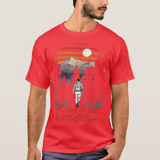 T-shirt Randonnée Bien Avec D'Autres Randonnée Cheval Budd