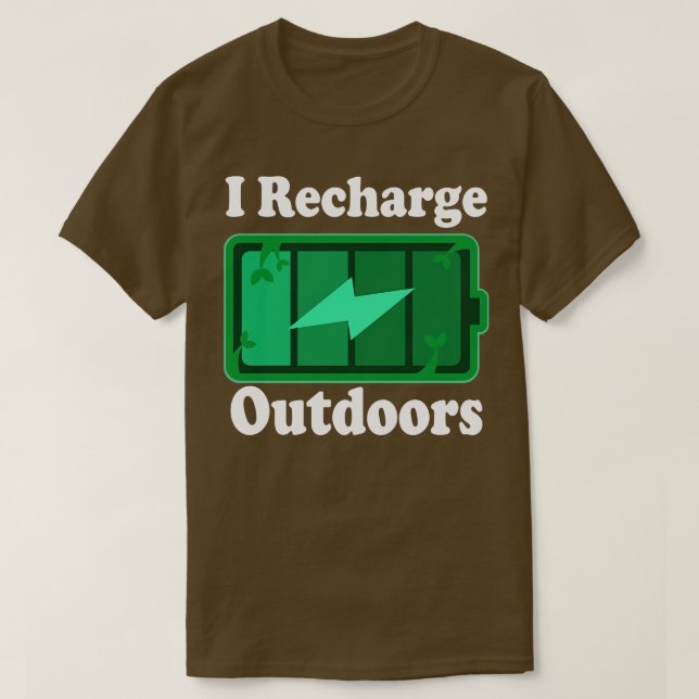 T-shirt Randonnée Camping Nature Lover (Design devant)