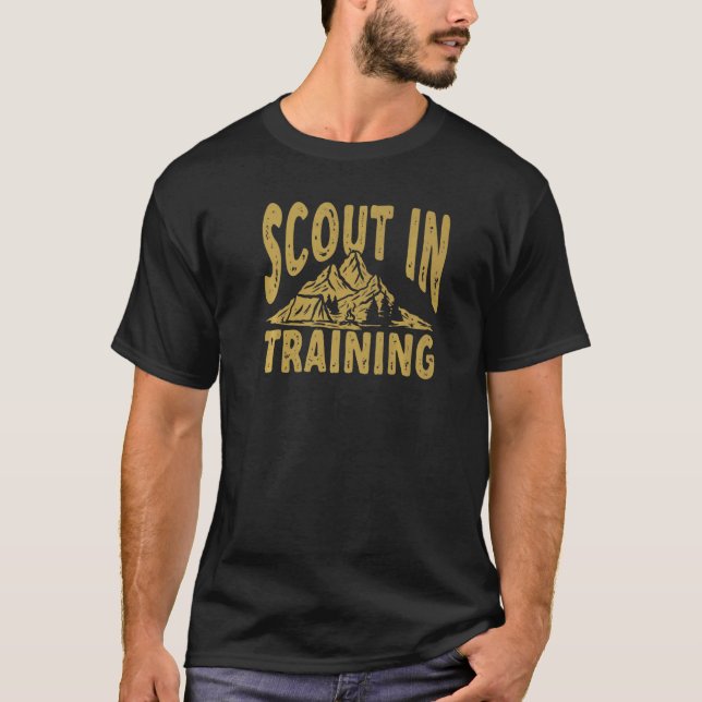 T-shirt Randonnée & Camping Scouting Outdoor Scout En Form (Devant)