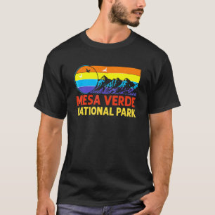 T-shirt Randonnée Camping Style Rétro Parc National de Me