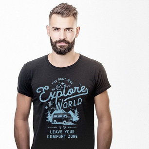 T-shirt Randonnée Confort Zone Vintage