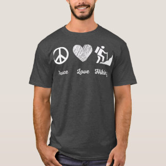 T-shirt randonnée d'amour pour la paix