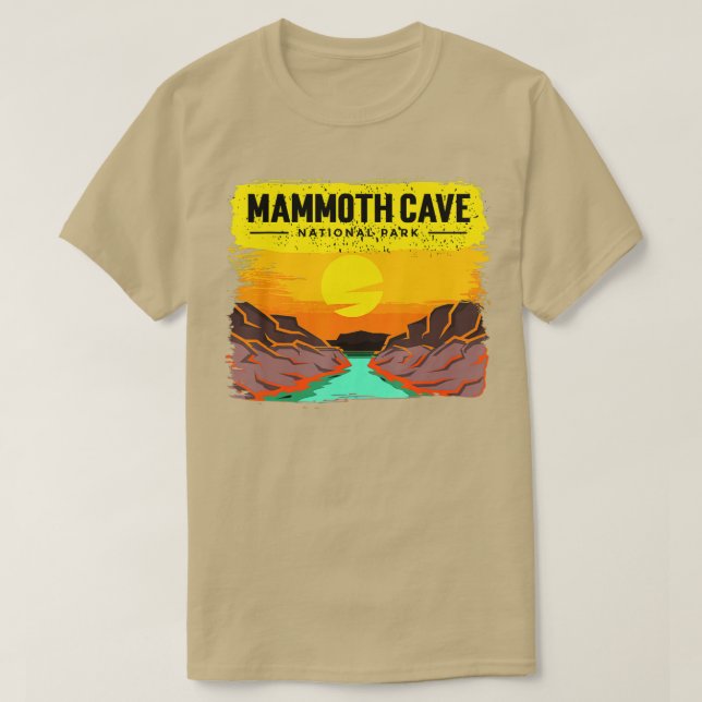 T-shirt Randonnée dans la grotte du parc national Mammoth  (Design devant)