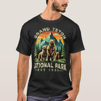 T-shirt Randonnée dans le parc national de Grand Teton Our